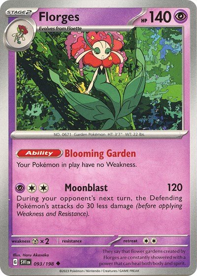 Florges (Scarlet and Violet: Base Set) Near Mint - Nick Nack's Full Frontal Attack