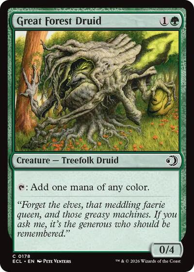 Great Forest Druid (Lorwyn Eclipsed) Near Mint - Nick Nack's Full Frontal Attack