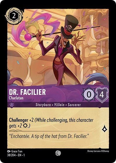 Dr. Facilier - Charlatan (The First Chapter) Near Mint - Nick Nack's Full Frontal Attack