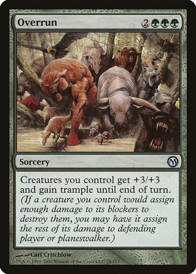 Overrun (Duels of the Planeswalkers) Near Mint