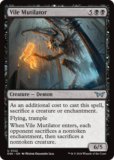 Vile Mutilator (Duskmourn: House of Horror) Near Mint - Nick Nack's Full Frontal Attack