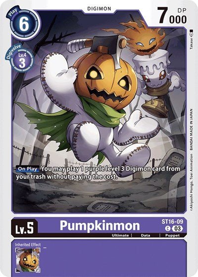 Pumpkinmon (Starter Deck 16: Wolf of Friendship) Near Mint - Nick Nack's Full Frontal Attack