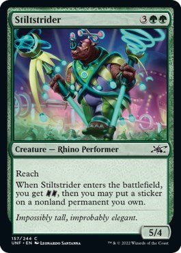 Stiltstrider (Unfinity) Near Mint - Nick Nack's Full Frontal Attack