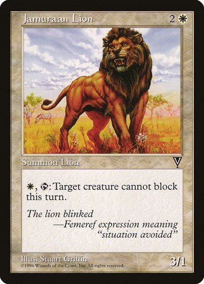 Jamuraan Lion (Visions) Light Play - Nick Nack's Full Frontal Attack
