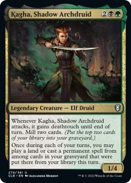 Kagha, Shadow Archdruid (Commander Legends: Battle for Baldur's Gate) Near Mint - Nick Nack's Full Frontal Attack