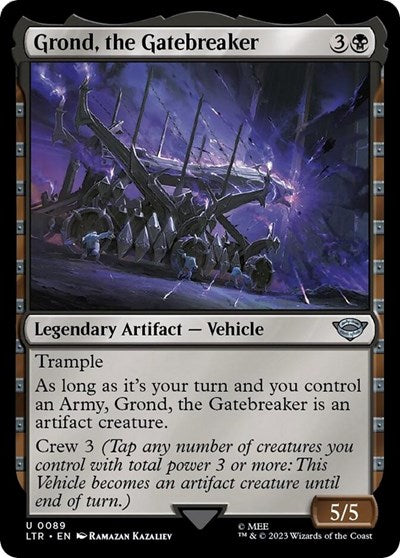 Grond, the Gatebreaker (Universes Beyond: The Lord of the Rings: Tales of Middle-earth) Near Mint - Nick Nack's Full Frontal Attack
