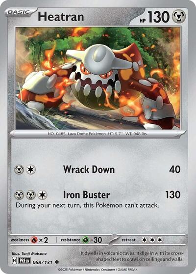 Heatran (SV: Prismatic Evolutions) Near Mint