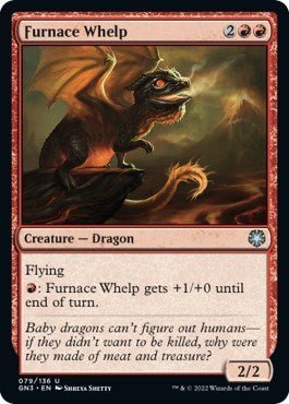 Furnace Whelp (Magic Game Night: Free - For - All) Near Mint - Nick Nack's Full Frontal Attack