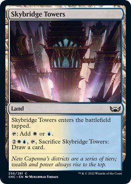 Skybridge Towers (Streets of New Capenna) Near Mint - Nick Nack's Full Frontal Attack
