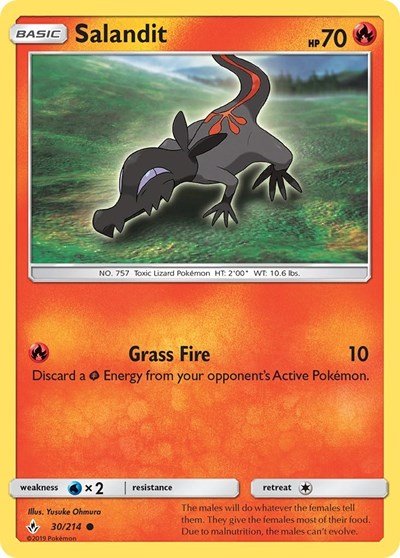 Salandit (SM - Unbroken Bonds) Near Mint - Nick Nack's Full Frontal Attack