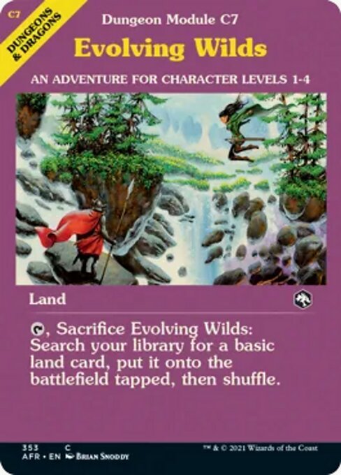 Evolving Wilds (Showcase) (Adventures in the Forgotten Realms) Near Mint - Nick Nack's Full Frontal Attack