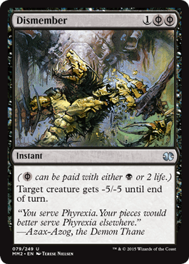 Dismember (Modern Masters 2015) Light Play - Nick Nack's Full Frontal Attack