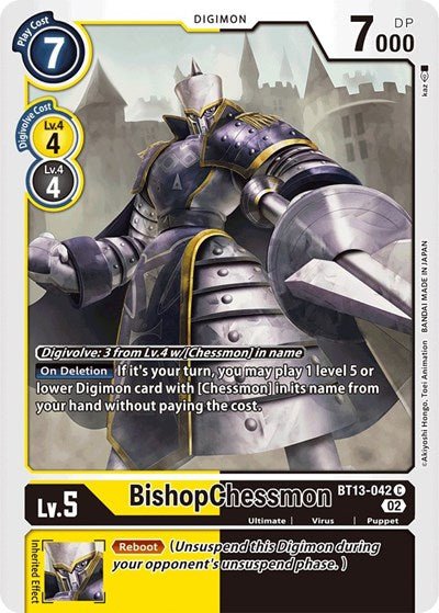 BishopChessmon (Versus Royal Knights) Near Mint - Nick Nack's Full Frontal Attack