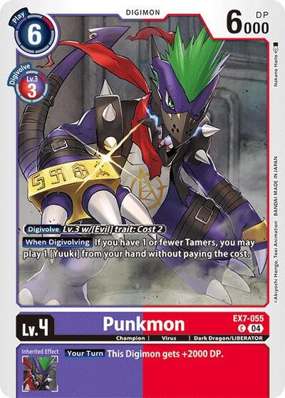 Punkmon (Digimon LIBERATOR) Near Mint - Nick Nack's Full Frontal Attack