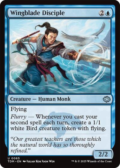 Wingblade Disciple (Tarkir: Dragonstorm) Near Mint - Nick Nack's Full Frontal Attack