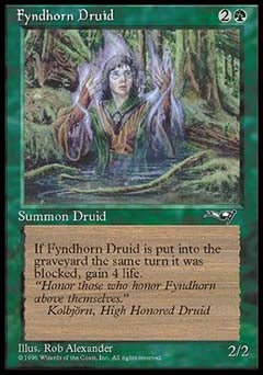 Fyndhorn Druid (Facing Right) (Alliances) Light Play - Nick Nack's Full Frontal Attack