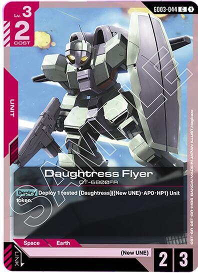 Daughtress Flyer (Steel Requiem) Near Mint - Nick Nack's Full Frontal Attack