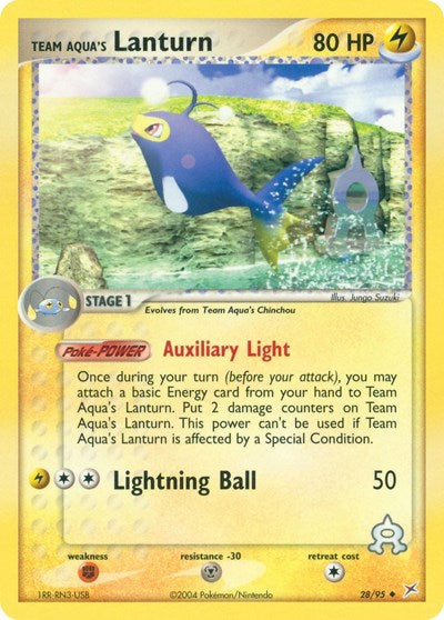 Team Aqua's Lanturn (Team Magma vs Team Aqua) Light Play