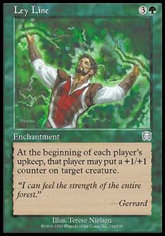 Ley Line (Mercadian Masques) Light Play Foil - Nick Nack's Full Frontal Attack