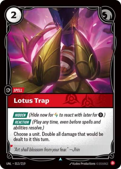 Lotus Trap (Unleashed) Near Mint