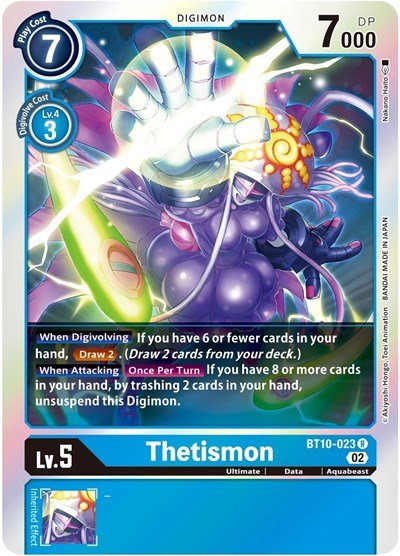 Thetismon (Xros Encounter) Near Mint Foil - Nick Nack's Full Frontal Attack
