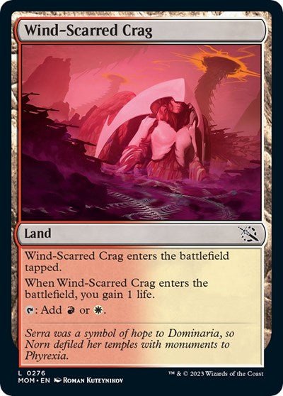Wind-Scarred Crag (March of the Machine) Near Mint - Nick Nack's Full Frontal Attack