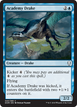Academy Drake (Dominaria) Near Mint - Nick Nack's Full Frontal Attack