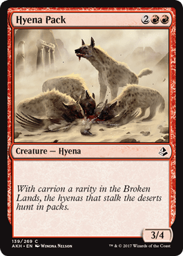 Hyena Pack (Amonkhet) Near Mint - Nick Nack's Full Frontal Attack