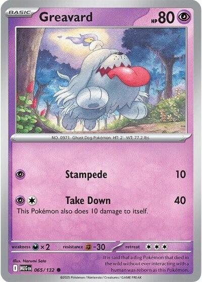 Greavard (ME01: Mega Evolution) Near Mint - Nick Nack's Full Frontal Attack