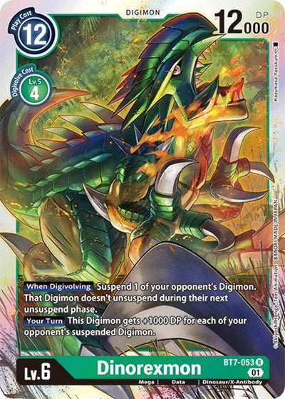 Dinorexmon (The Next Adventure) Near Mint Foil - Nick Nack's Full Frontal Attack