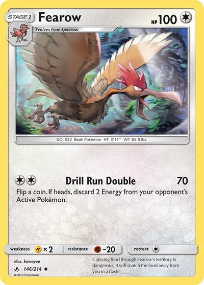 Fearow (SM - Unbroken Bonds) Near Mint