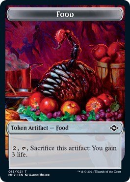 Food (018) Token (Modern Horizons 2) Near Mint - Nick Nack's Full Frontal Attack
