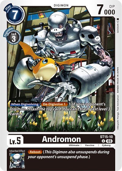 Andromon (Starter Deck 15: Dragon of Courage) Near Mint - Nick Nack's Full Frontal Attack