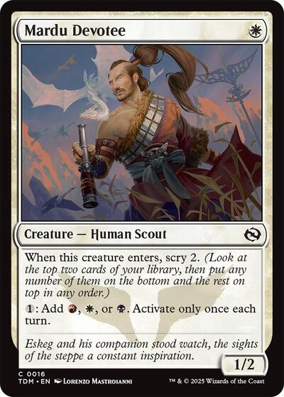 Mardu Devotee (Tarkir: Dragonstorm) Near Mint - Nick Nack's Full Frontal Attack