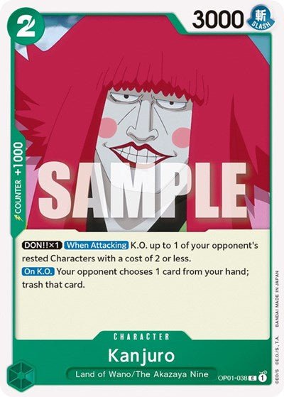 Kanjuro (Romance Dawn) Near Mint - Nick Nack's Full Frontal Attack