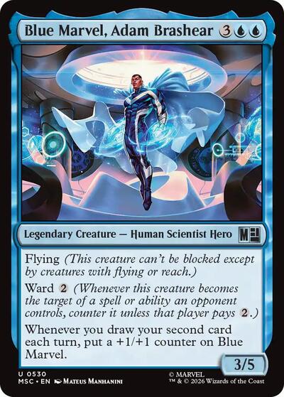 Blue Marvel, Adam Brashear (Commander: Marvel Super Heroes) Near Mint