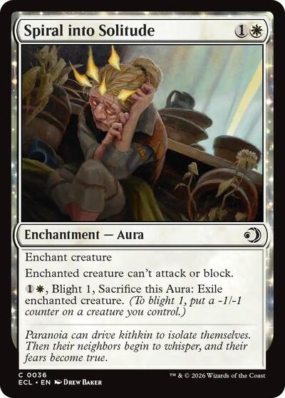 Spiral into Solitude (Lorwyn Eclipsed) Near Mint - Nick Nack's Full Frontal Attack