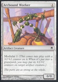 Arcbound Worker (Darksteel) Light Play - Nick Nack's Full Frontal Attack