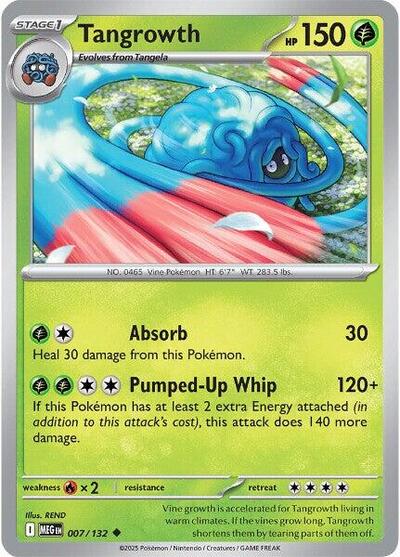 Tangrowth (ME01: Mega Evolution) Near Mint - Nick Nack's Full Frontal Attack