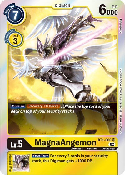 MagnaAngemon BT1 - 060 (Resurgence Booster Reprint) (Resurgence Booster) Near Mint Foil - Nick Nack's Full Frontal Attack