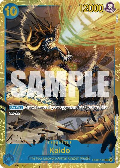Kaido (OP05-118) (Reprint) (Premium Booster) Near Mint Foil