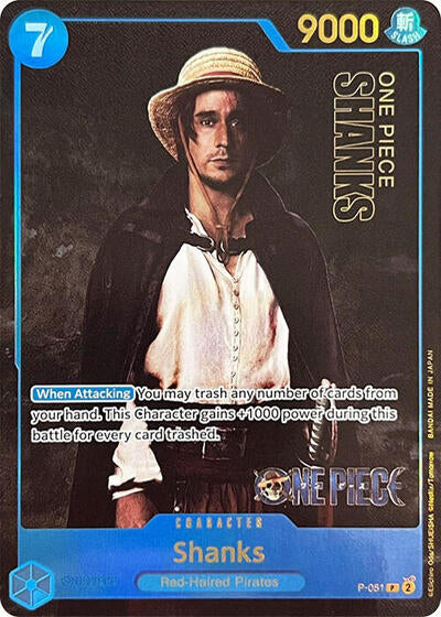 Shanks (Premium Card Collection -Live Action Edition-) (One Piece Promotion Cards) Near Mint Foil
