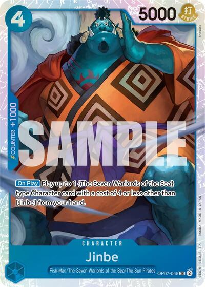 Jinbe (045) (500 Years in the Future) Near Mint Foil - Nick Nack's Full Frontal Attack