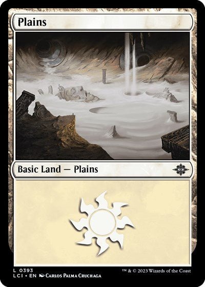 Plains (0393) (The Lost Caverns of Ixalan) Near Mint Foil - Nick Nack's Full Frontal Attack