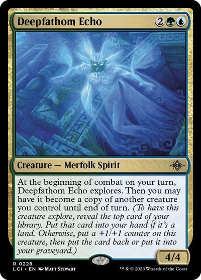 Deepfathom Echo (The Lost Caverns of Ixalan) Near Mint Foil - Nick Nack's Full Frontal Attack