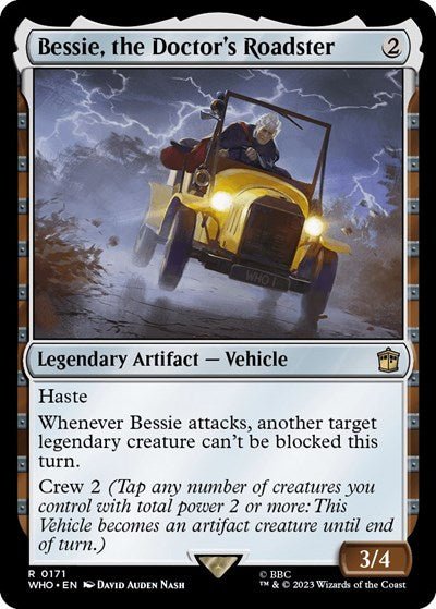 Bessie, the Doctor's Roadster (Universes Beyond: Doctor Who) Near Mint Foil - Nick Nack's Full Frontal Attack