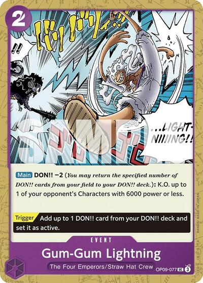 Gum-Gum Lightning (Emperors in the New World) Near Mint