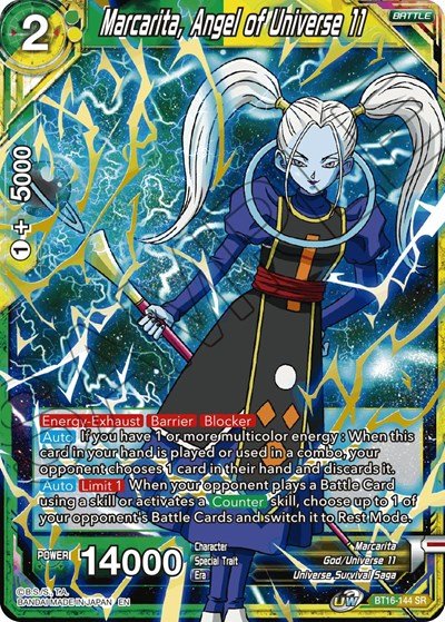 Marcarita, Angel of Universe 11 (Realm of the Gods) Near Mint Foil - Nick Nack's Full Frontal Attack