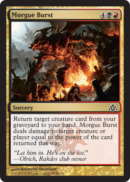 Morgue Burst (Dragon's Maze) Near Mint