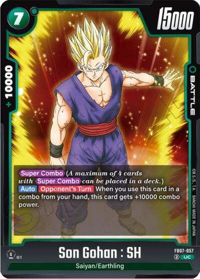 Son Gohan : SH FB07 - 057 (Wish For Shenron) Near Mint - Nick Nack's Full Frontal Attack